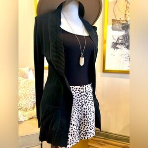 Pink Lily black cardigan, small. Bundle pink lily cardigans & save!